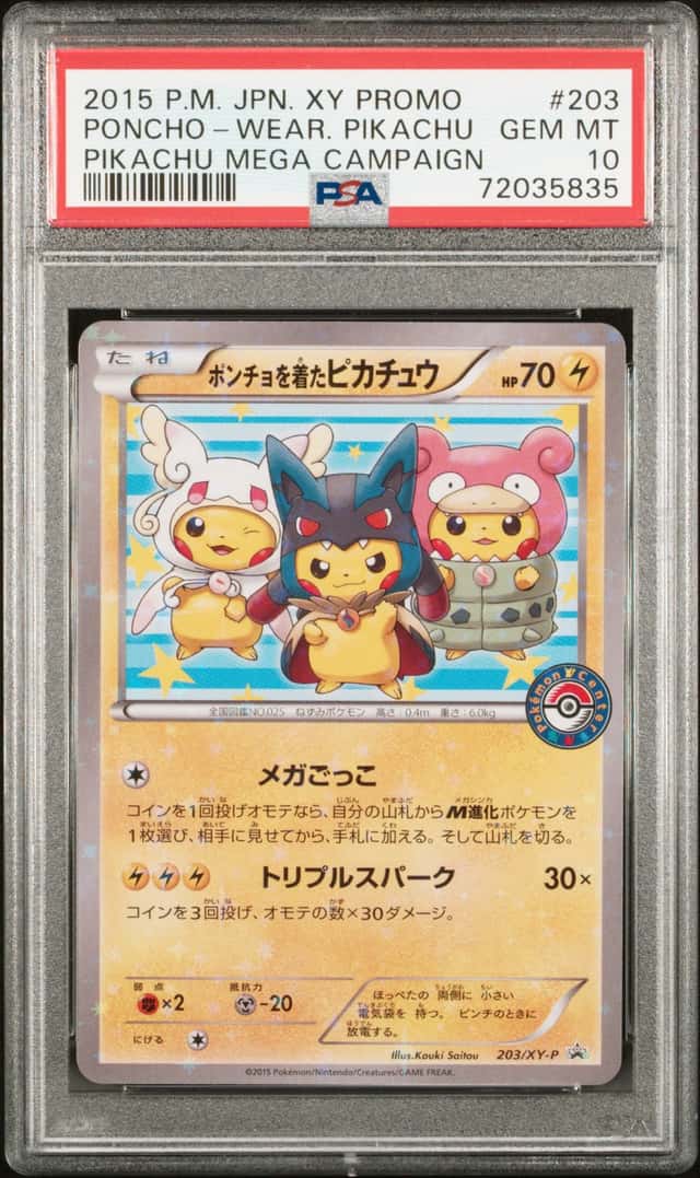 Poncho-Wear Pikachu