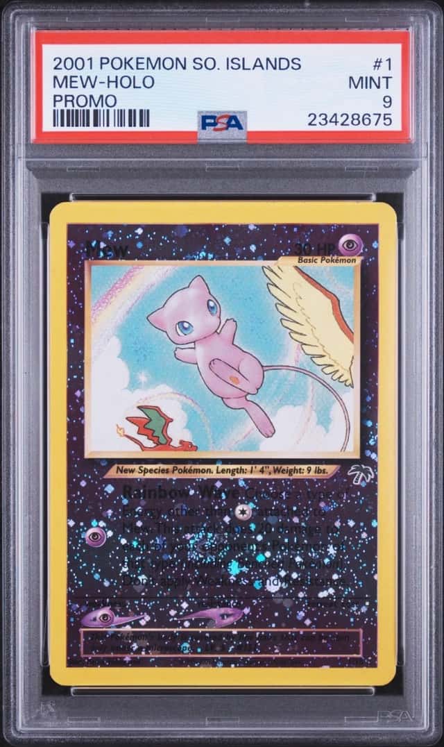 Pokemon Mew Holo Southern Islands Promo 1/18 PSA 9 Mint