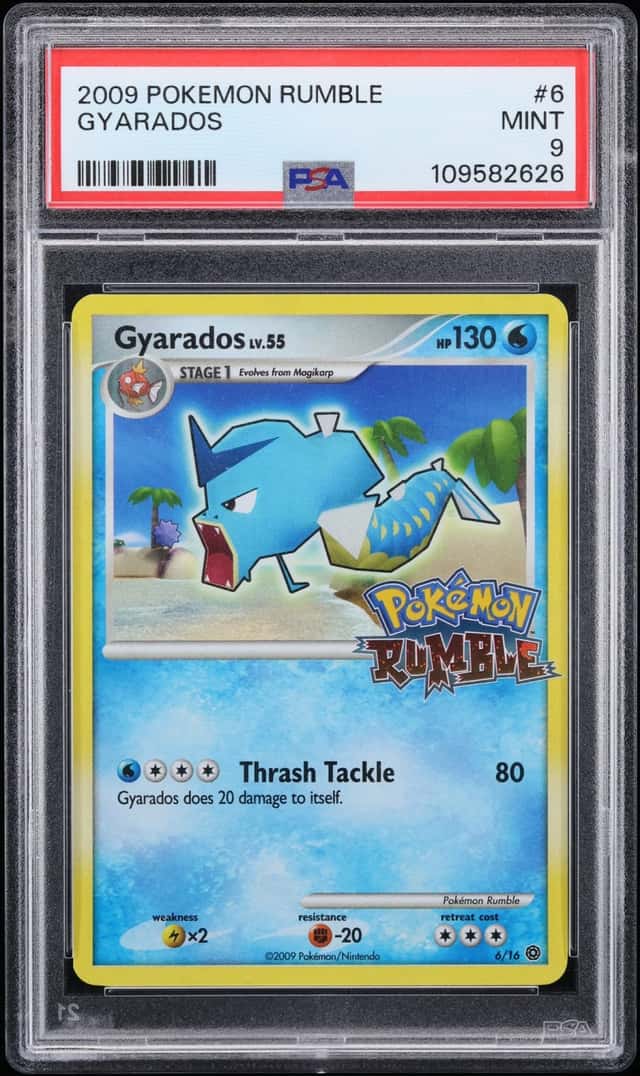2009 Pokemon Platinum Rumble Gyarados #6 PSA 9 MINT