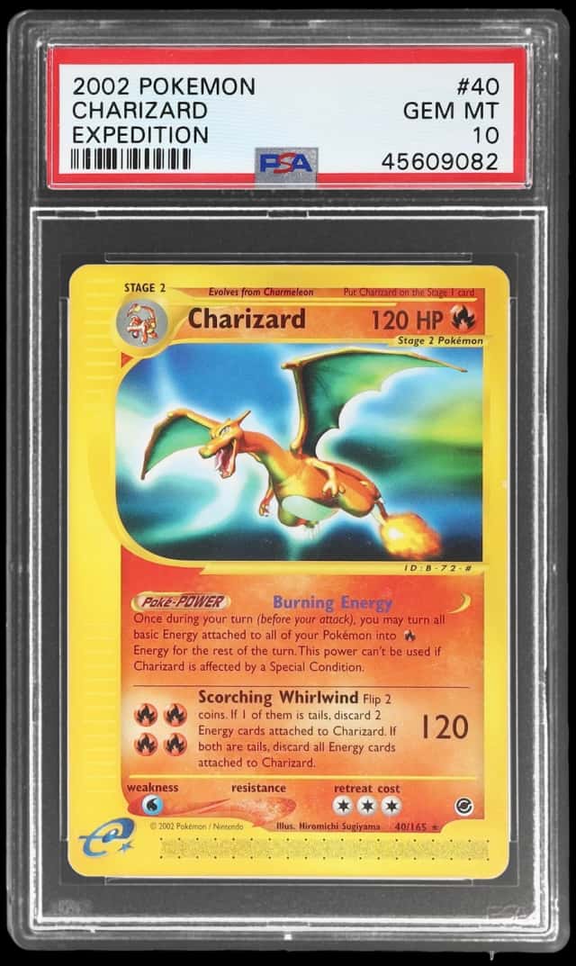 2002 Pokemon Expedition Charizard #40