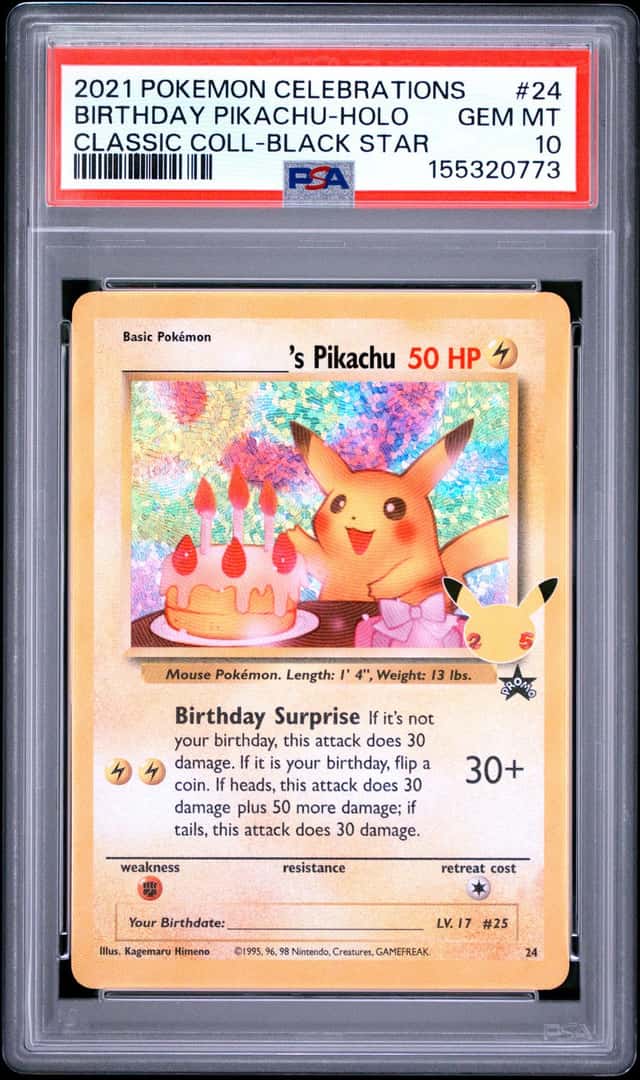 _____'s Pikachu STAMP [25th Anniversary] TEXTURED CONFETTI HOLO