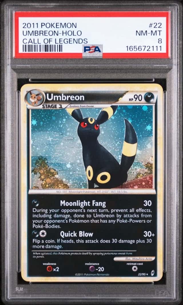 Pokemon Umbreon Holo Call Of Legends 22/95 PSA 8