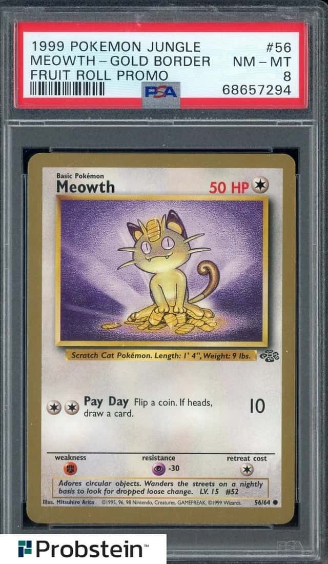Meowth-Gold Border