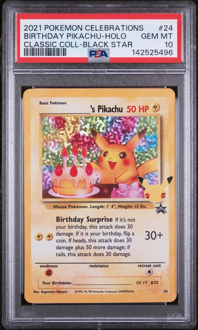 _____'s Pikachu STAMP [25th Anniversary] TEXTURED CONFETTI HOLO