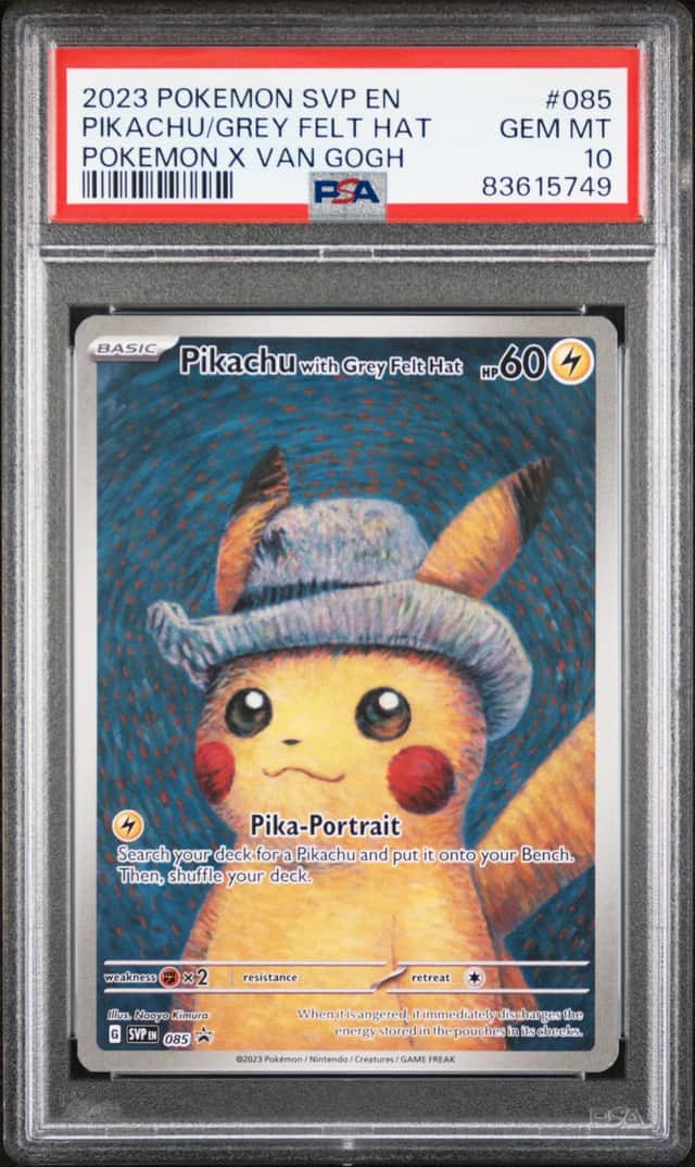 Pikachu/Grey Felt Hat