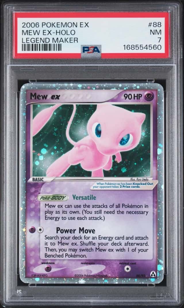 Pokemon Mew EX Holo Legend Maker 88/92 PSA 7