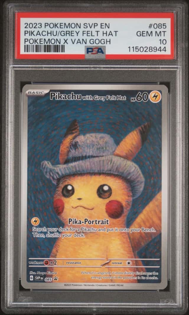 Pikachu/Grey Felt Hat