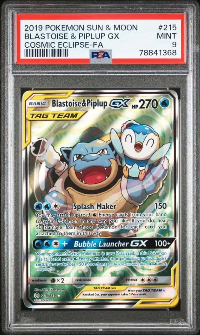 Blastoise & Piplup GX