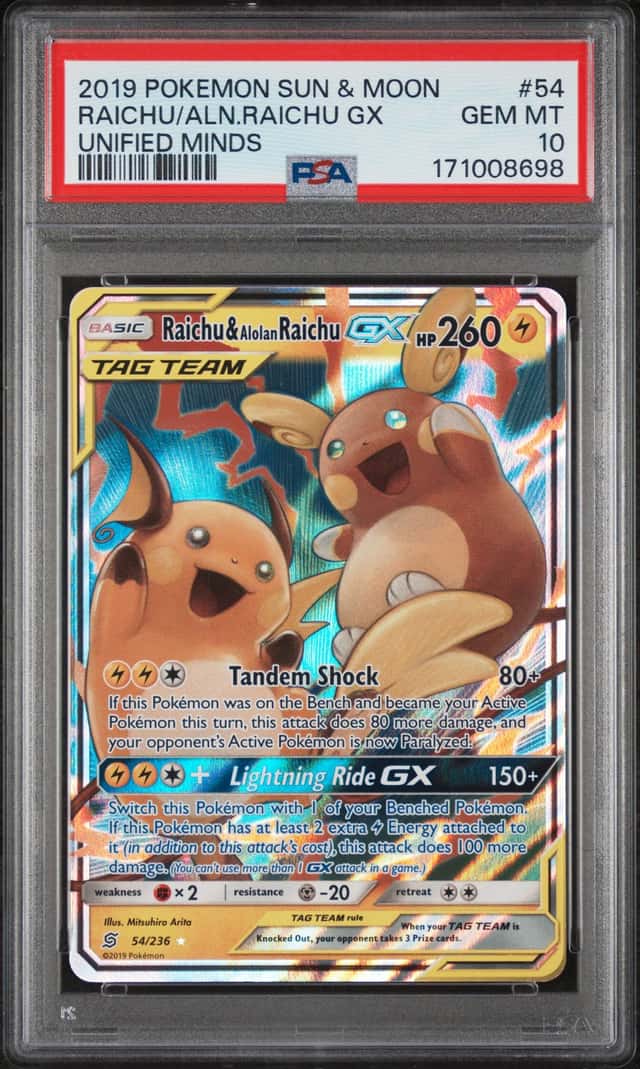 Raichu & Alolan Raichu GX