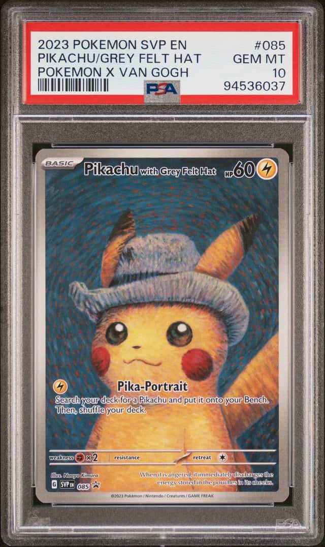 Pikachu/Grey Felt Hat