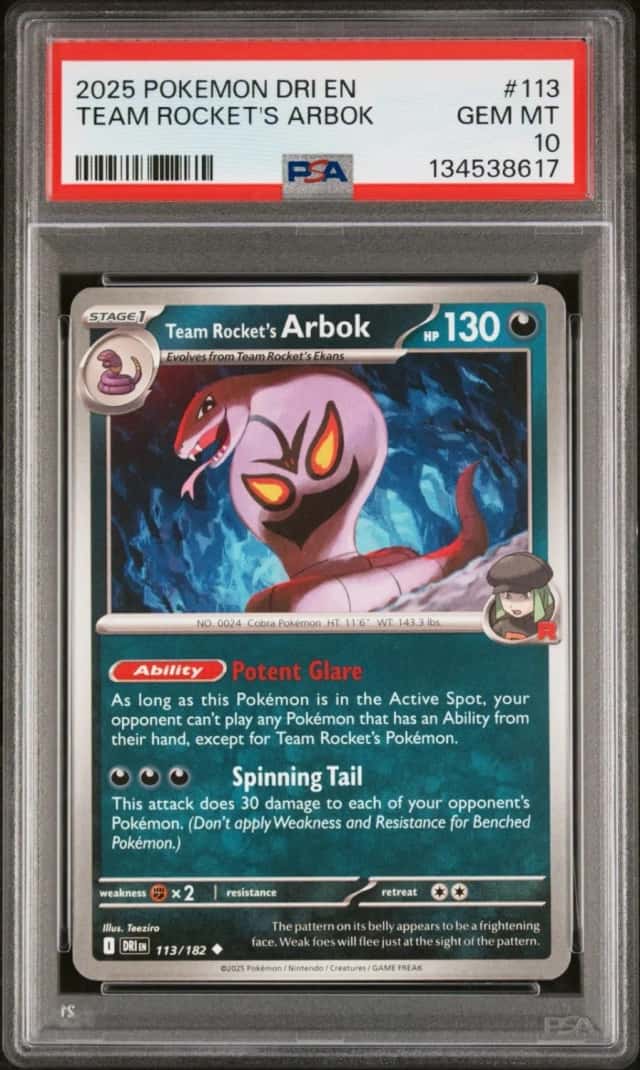 Team Rocket's Arbok