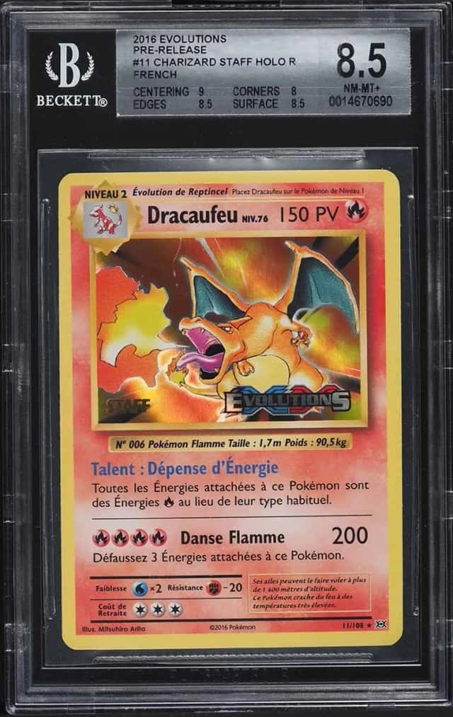 Charizard STAFF HOLO R