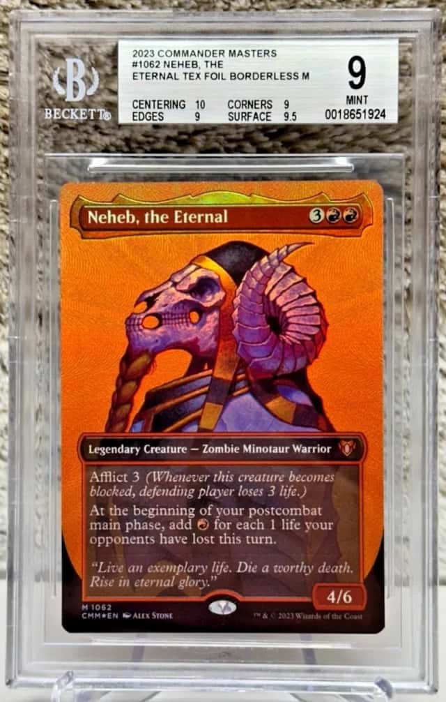 Neheb, the Eternal TEX FOIL BORDERLESS M