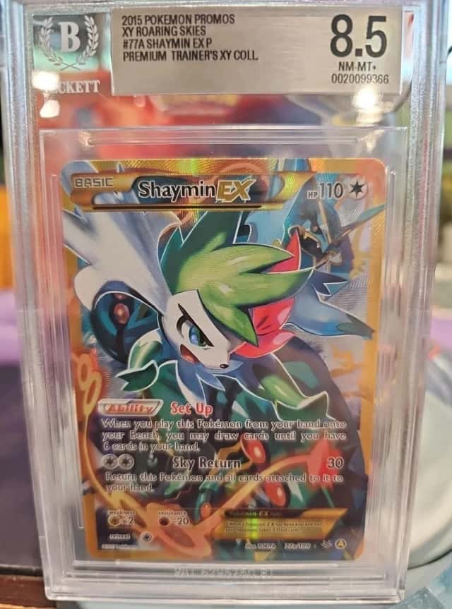Shaymin EX P/(Yellow A Alternate Art Premium Trainer's XY Collection Exclusive)