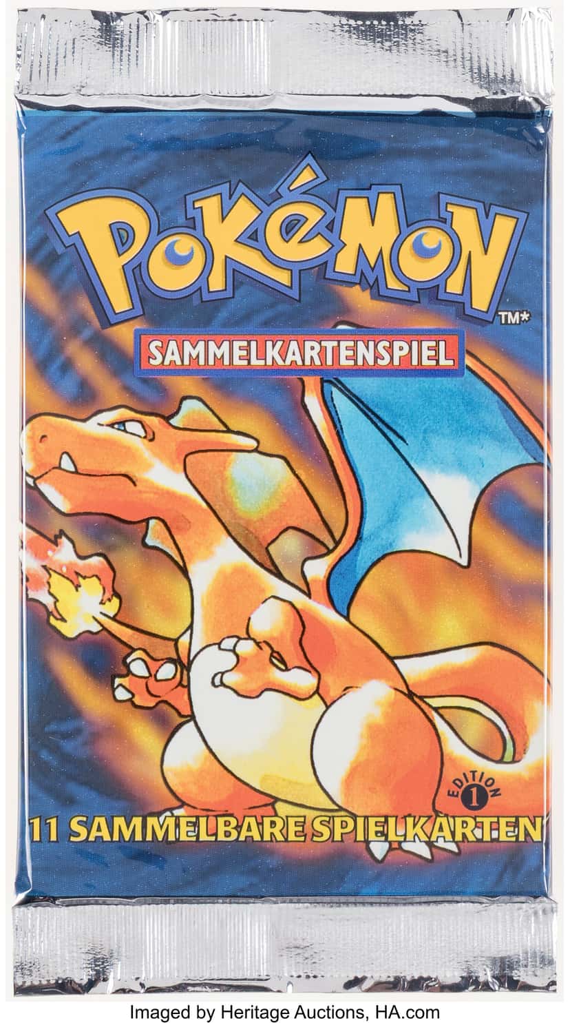 base set booster_pack [Charizard Art]