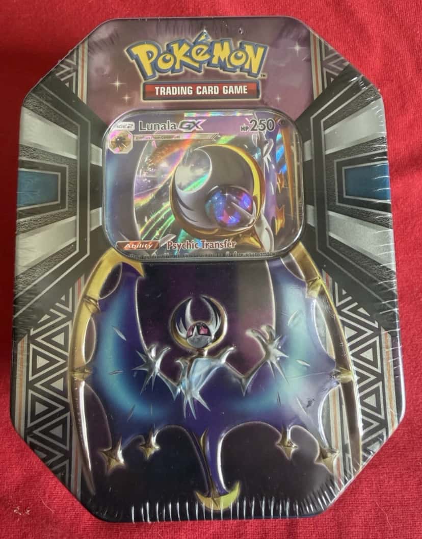 Legends Of Alola Lunala Gx Tin