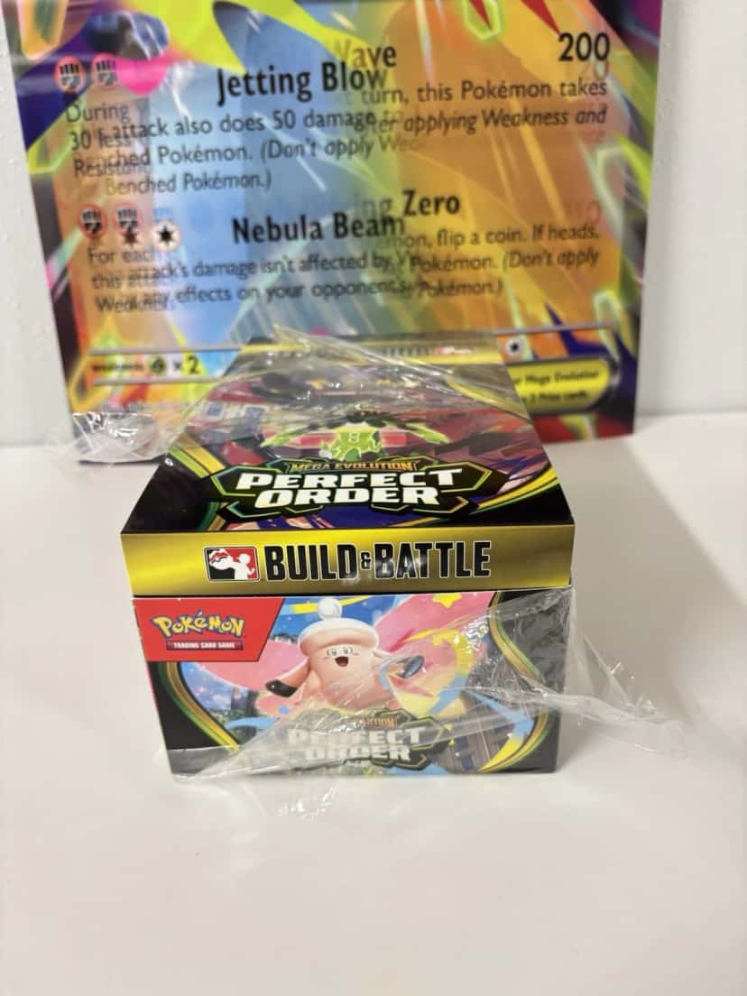Mega Evolution Perfect Order Build Battle Display