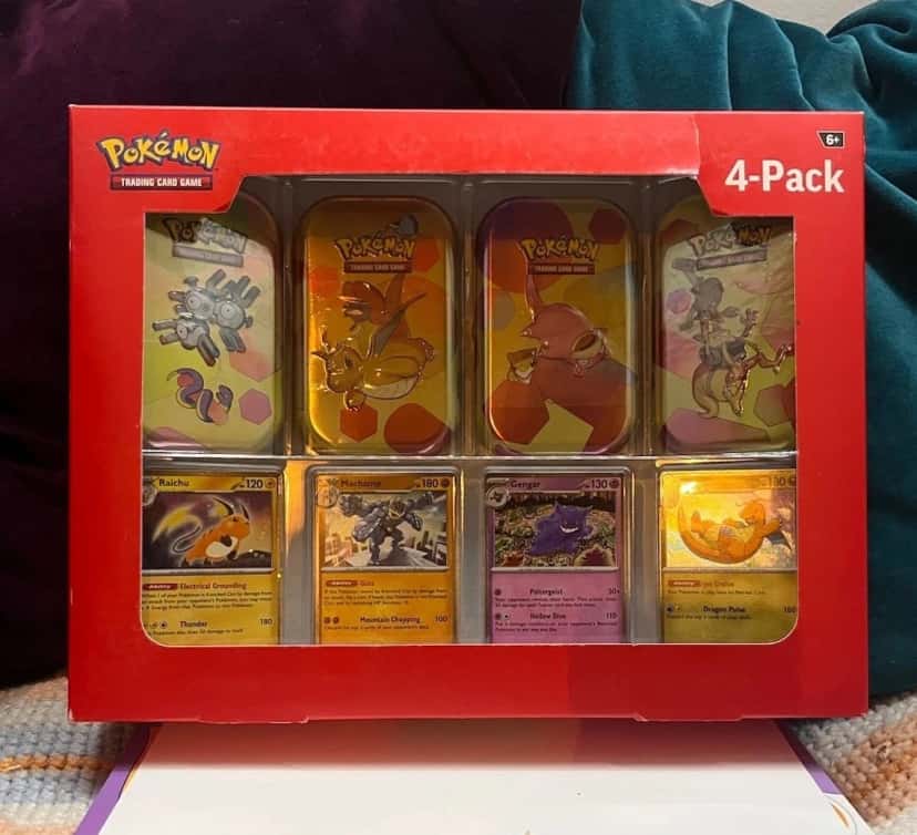 Scarlet Violet 151 Mini Tin 4 Pack