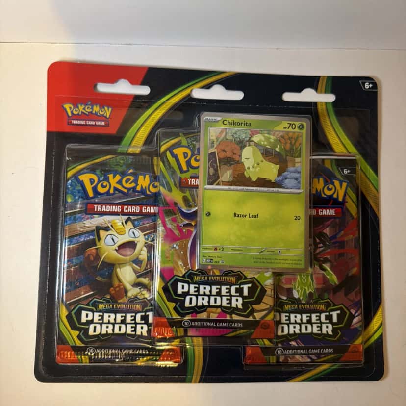 Mega Evolution Perfect Order 3 Booster Blister Pack