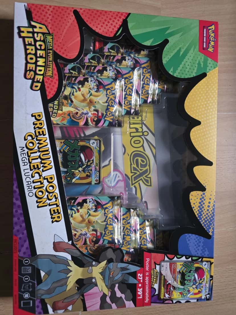 Ascended Heroes Mega Lucario Premium Poster Collection [ja]