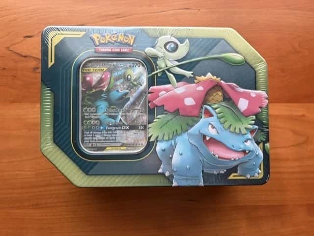 Celebi Venusaur Gx Tin