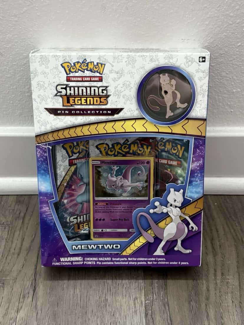 Mewtwo Shining Legends Pin Collection