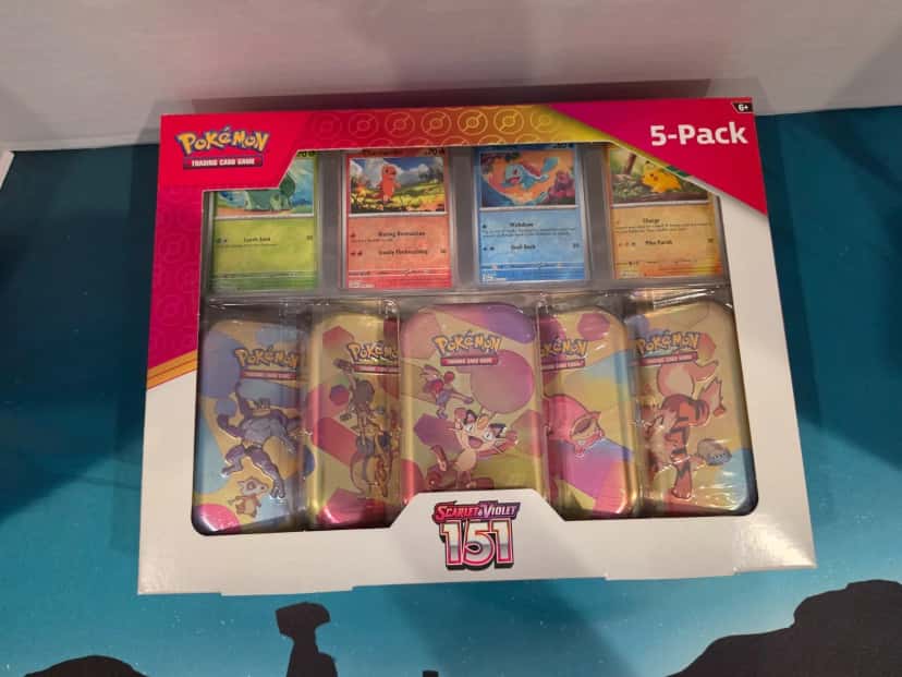 Scarlet Violet 151 Mini Tin 5 Pack [costco]