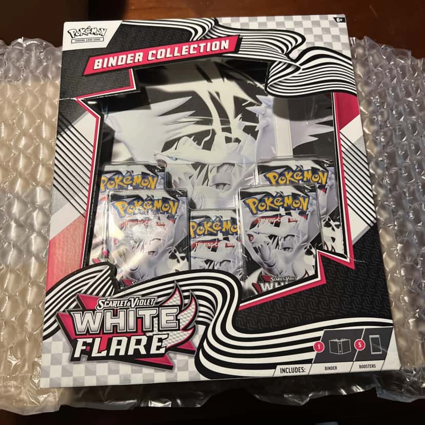 White Flare Binder Collection