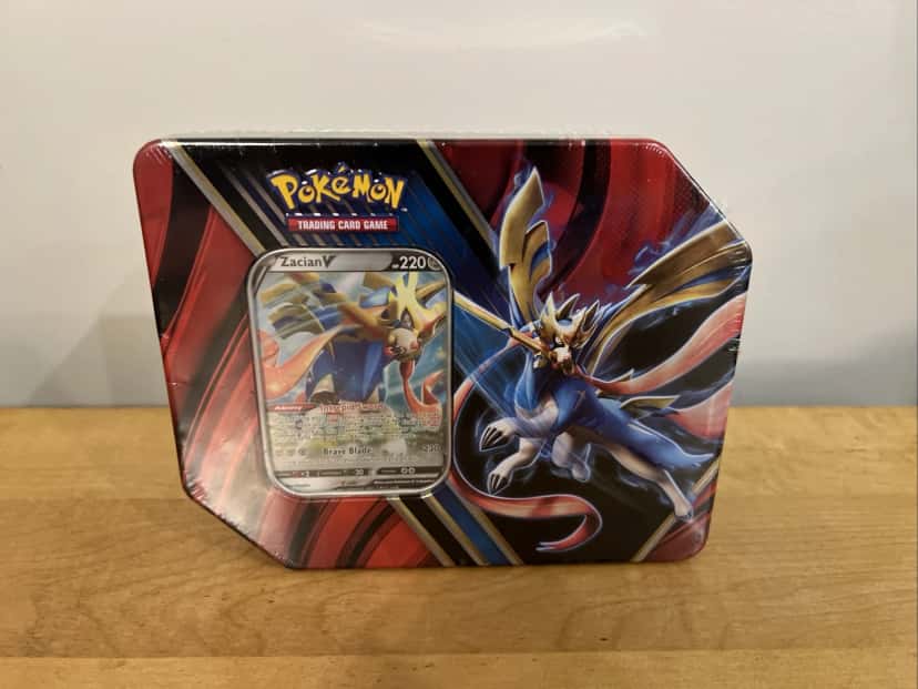 Galar Legend Zacian V Tin
