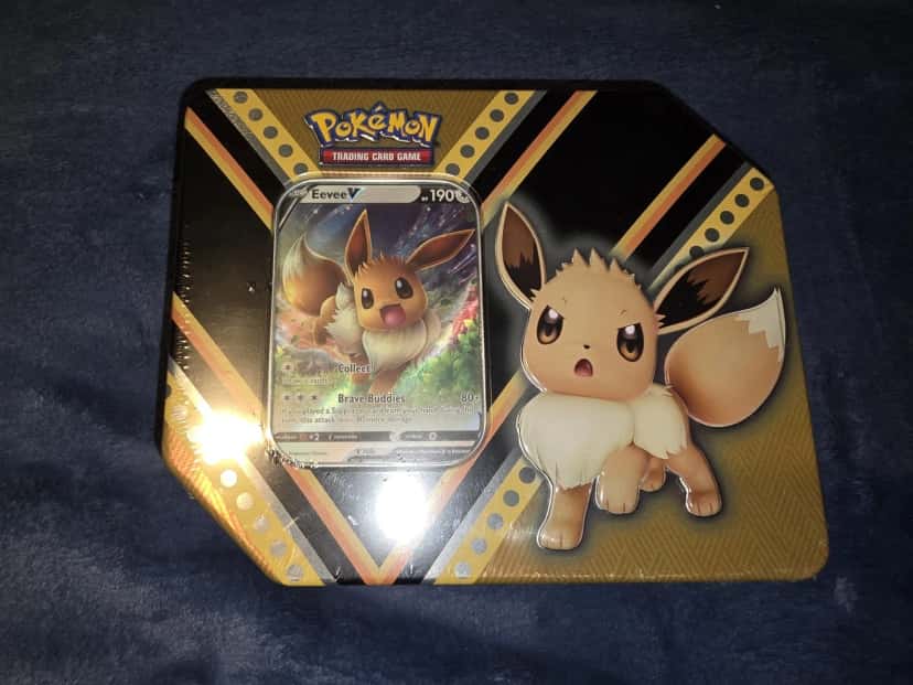 Eevee V Powers Tin