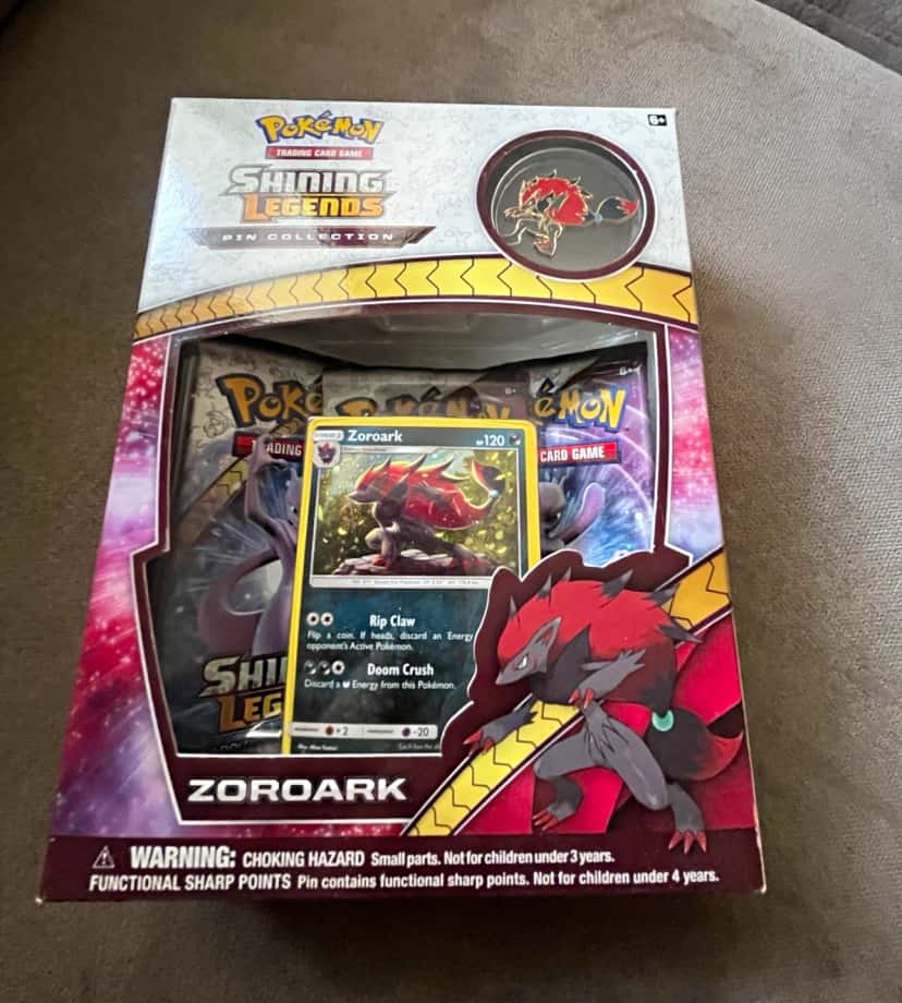 Shining Legends Zoroark Pin Collection