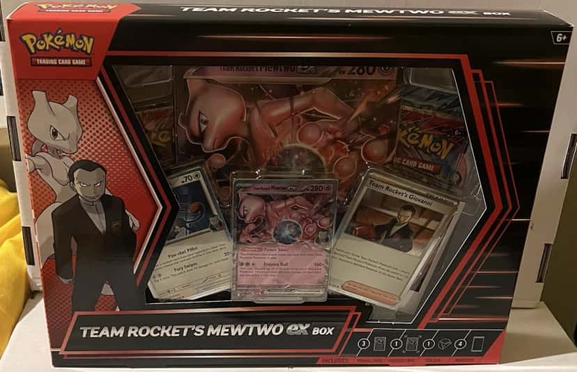 Team Rocket S Mewtwo Ex Box