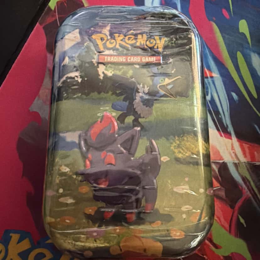 Ascended Heroes Mini Tin Zorua Cramorant