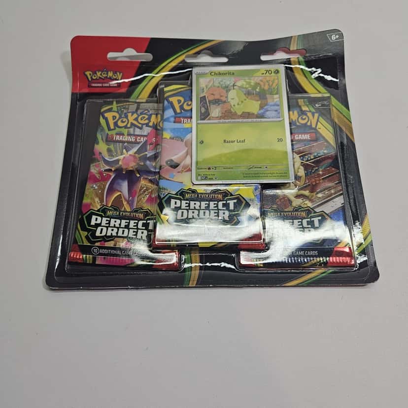 Mega Evolution Perfect Order 3 Pack Blister