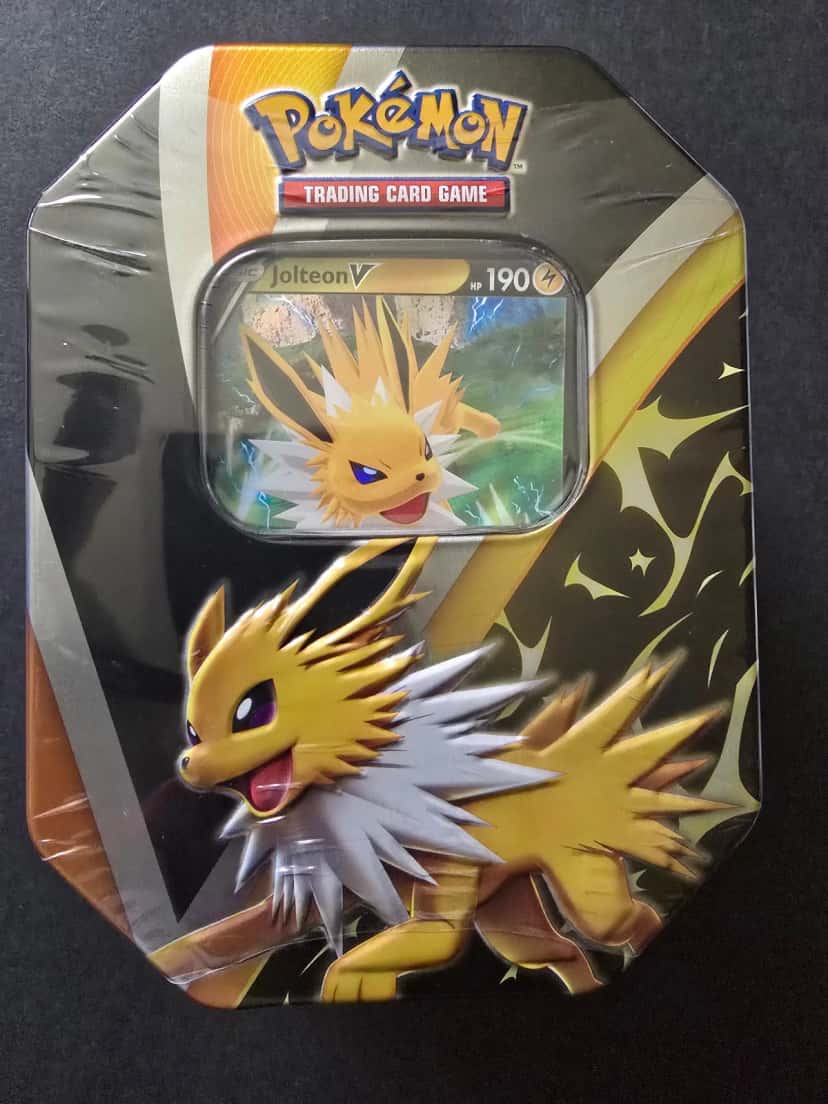 Jolteon V Eevee Evolutions Tin