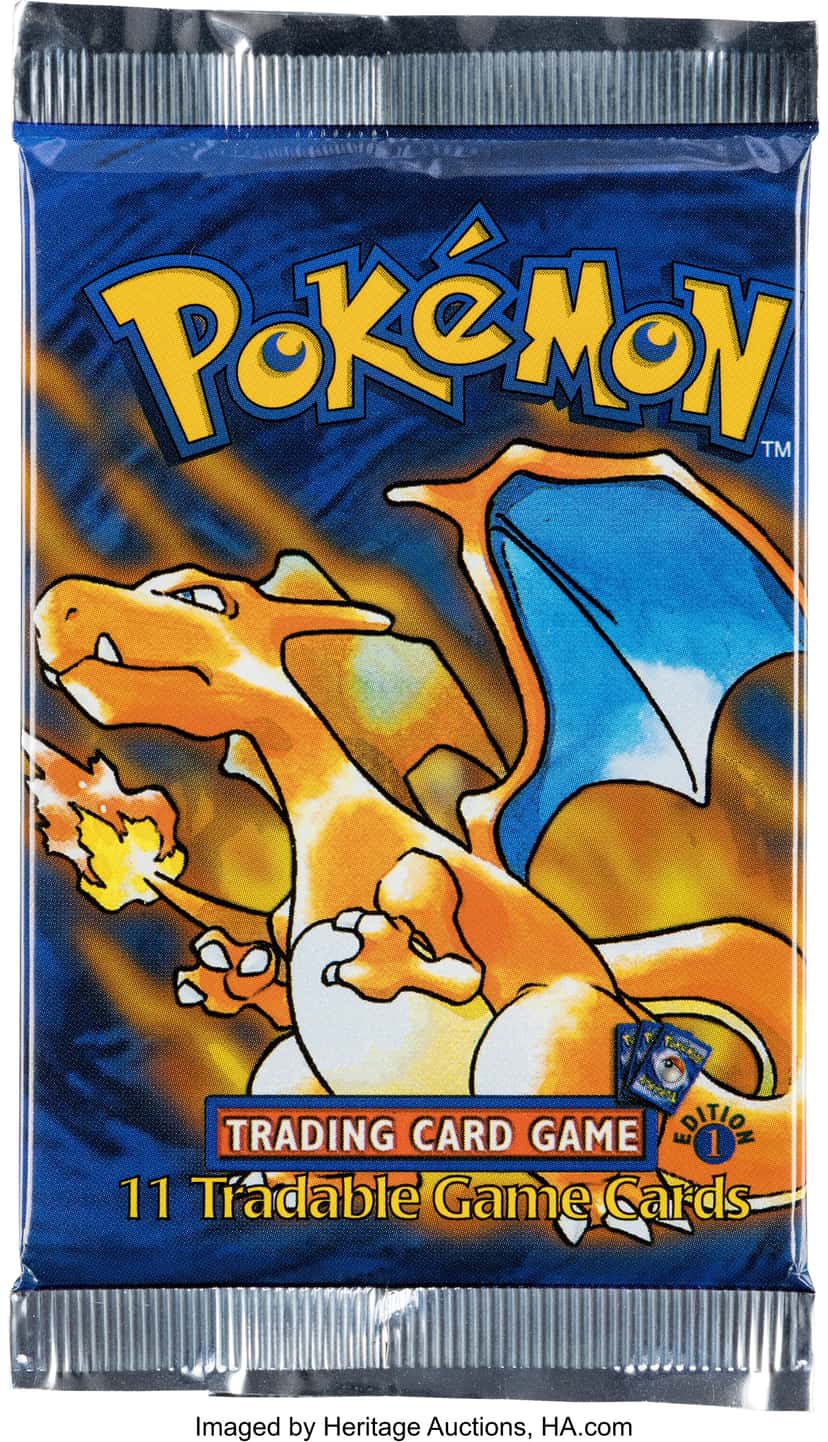 base set booster_pack [Charizard Art]