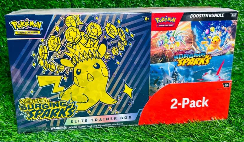 Surging Sparks Elite Trainer Box Booster Bundle 2 Pack [costco]