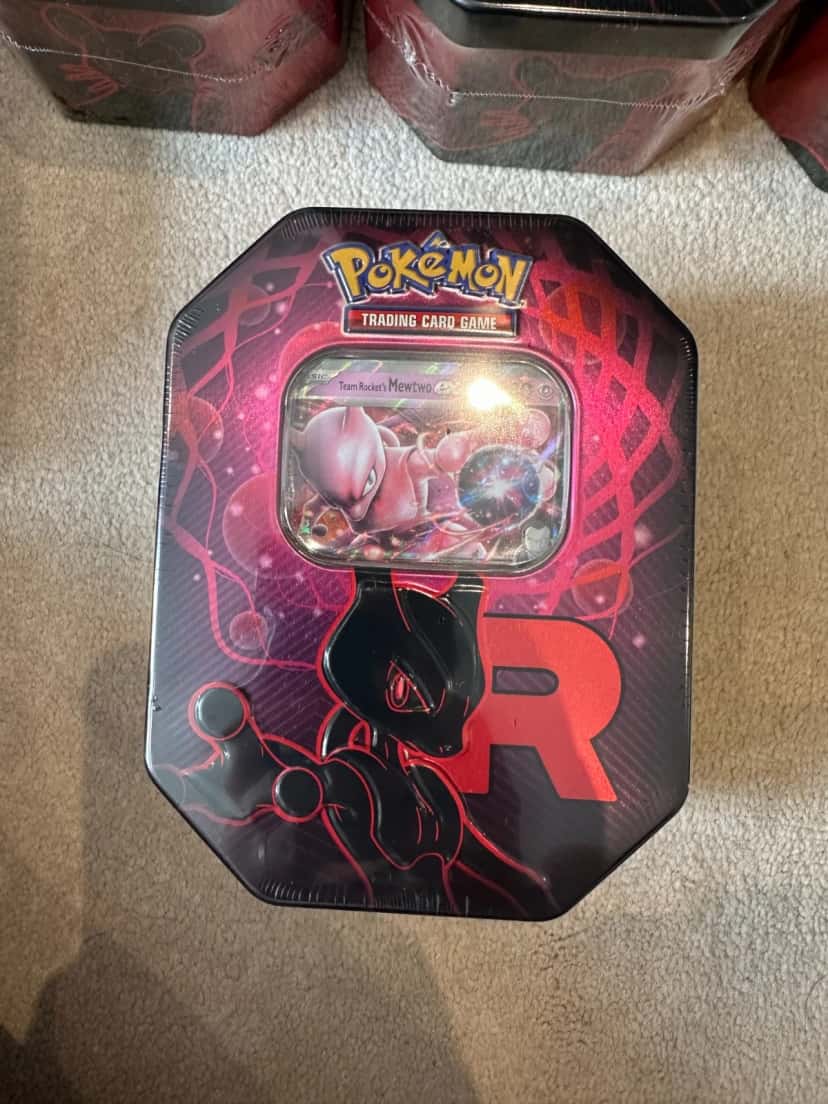 Team Rocket S Mewtwo Ex Tin