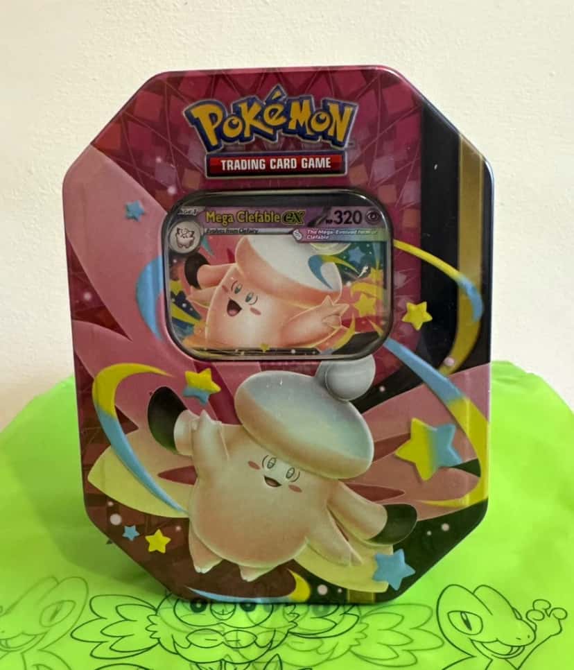 Mega Evolution Clefable Ex Tin