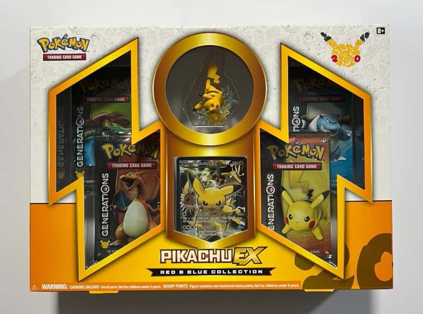 Pikachu Ex Red Blue Collection