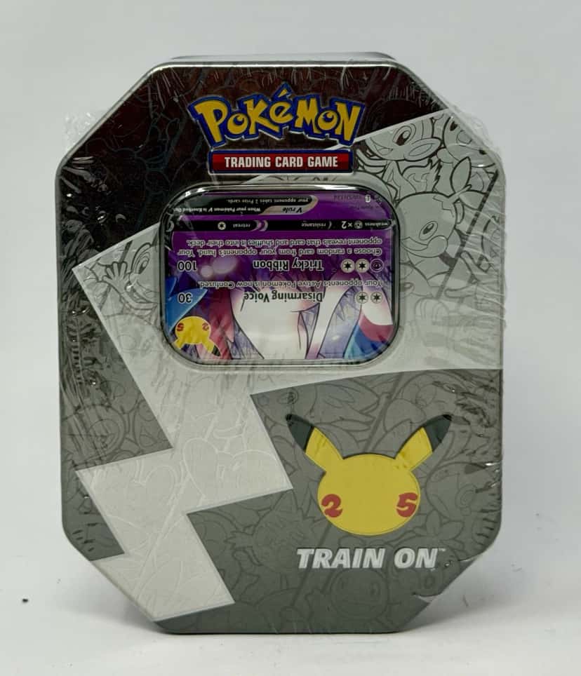 Dark Sylveon V Tin Celebrations 25th Anniversary Edition