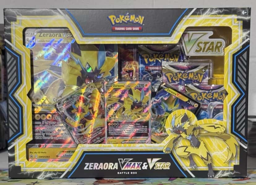 Zeraora Vmax Vstar Battle Box