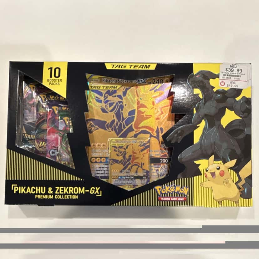 Pikachu Zekrom Gx Premium Collection