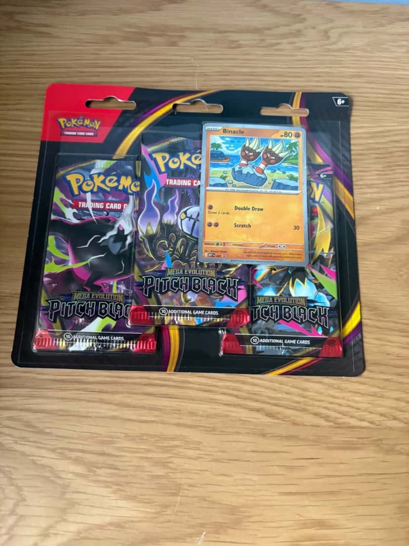 Pitch Black Triple Blister Pack