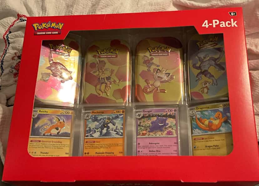 151 Mini Tin 4 Pack