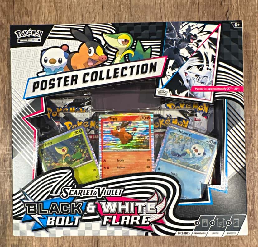 Black White Bolt Flare Poster Collection