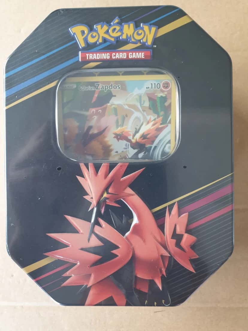 Galarian Zapdos Tin