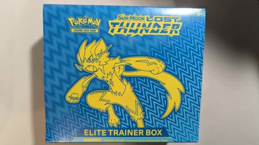 Sun Moon Lost Thunder Elite Trainer Box