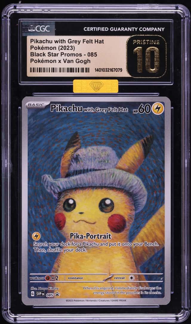 Pikachu/Grey Felt Hat