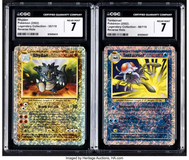 Pokémon Legendary Collection Group of 2 CGC Trading...